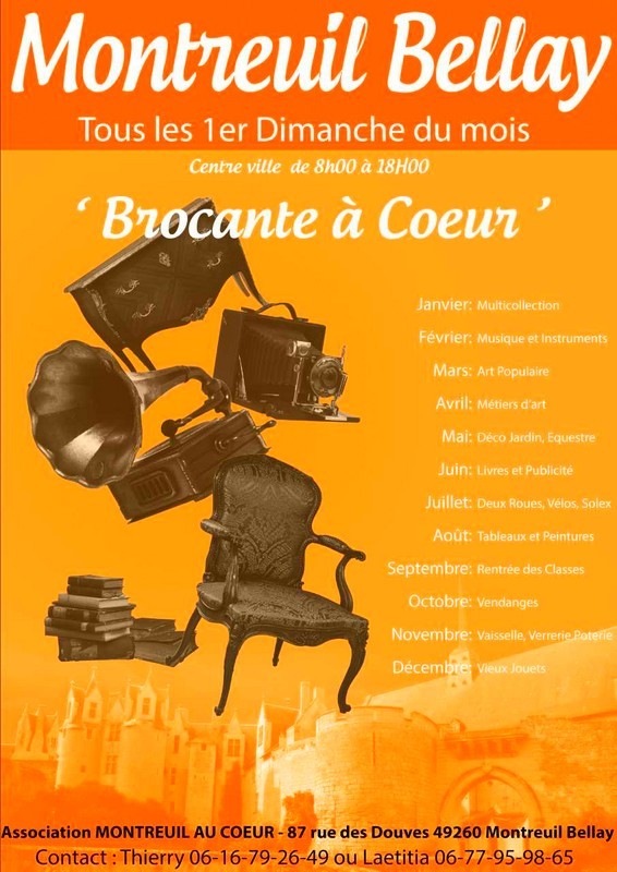 BROCANTE À COEUR À MONTREUIL-BELLAY